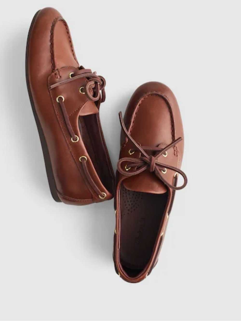 Madewell The Jamie Boat Shoe in Cherry Wood Size 8.5